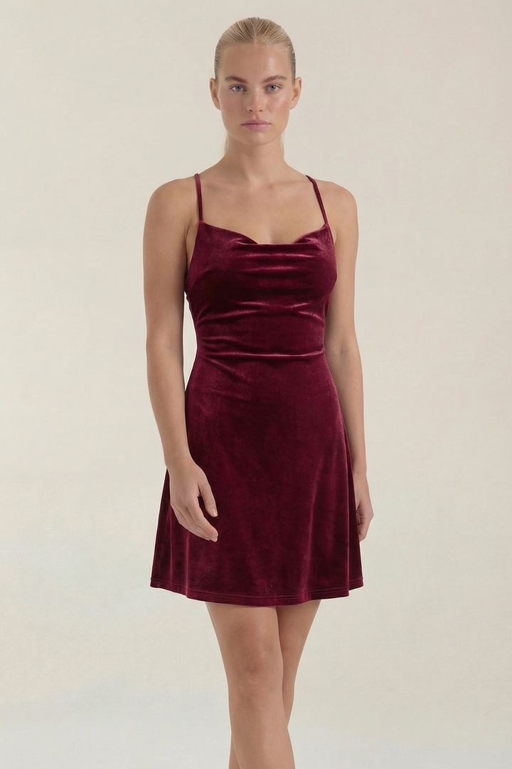 Radmila | Sleek Mini Dress with Delicate Straps