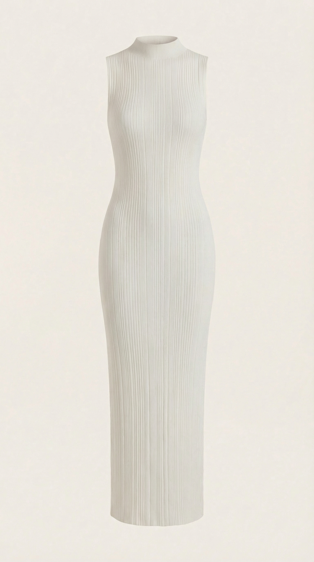 Hermína | Tailored Midi Dress Featuring a Stand-Up Collar