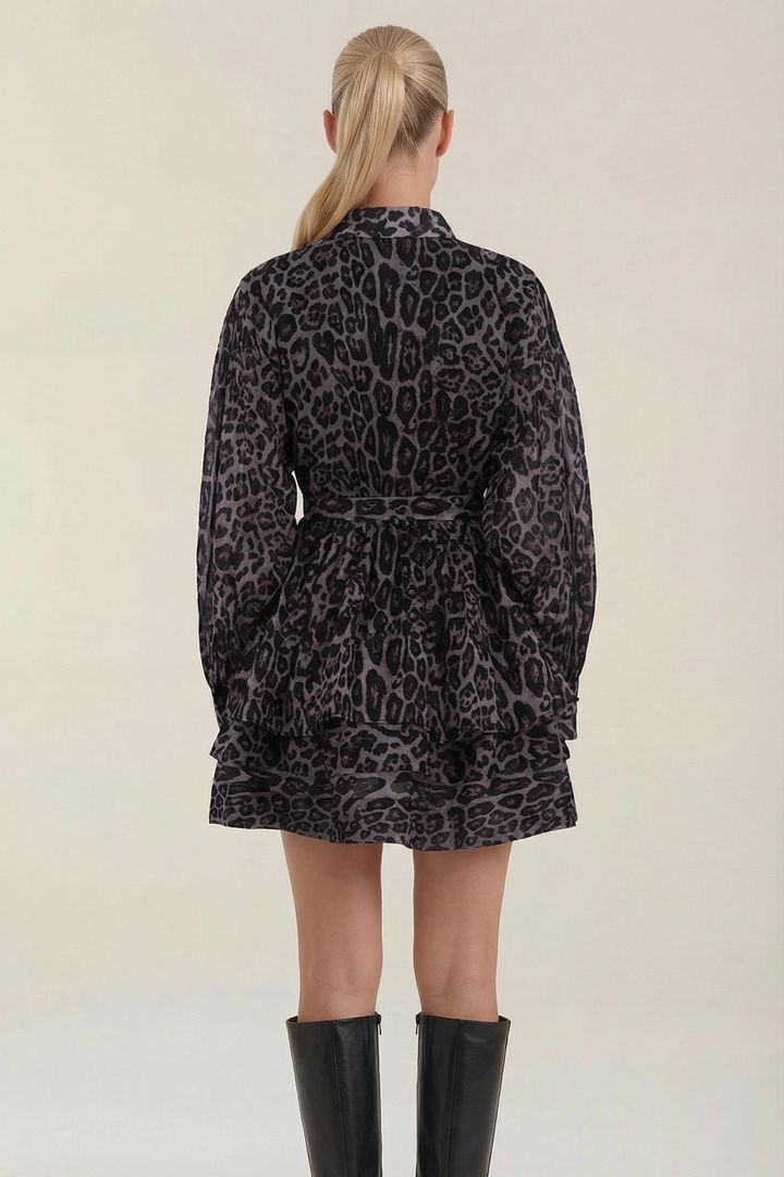 Adelína | Leopard Print Mini Dress