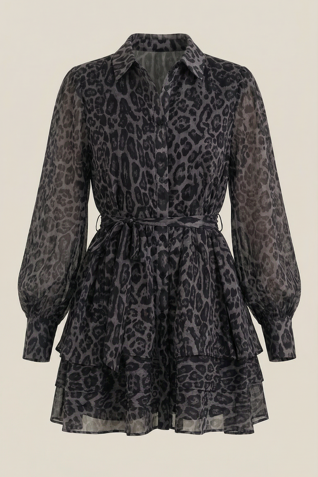 Adelína | Leopard Print Mini Dress
