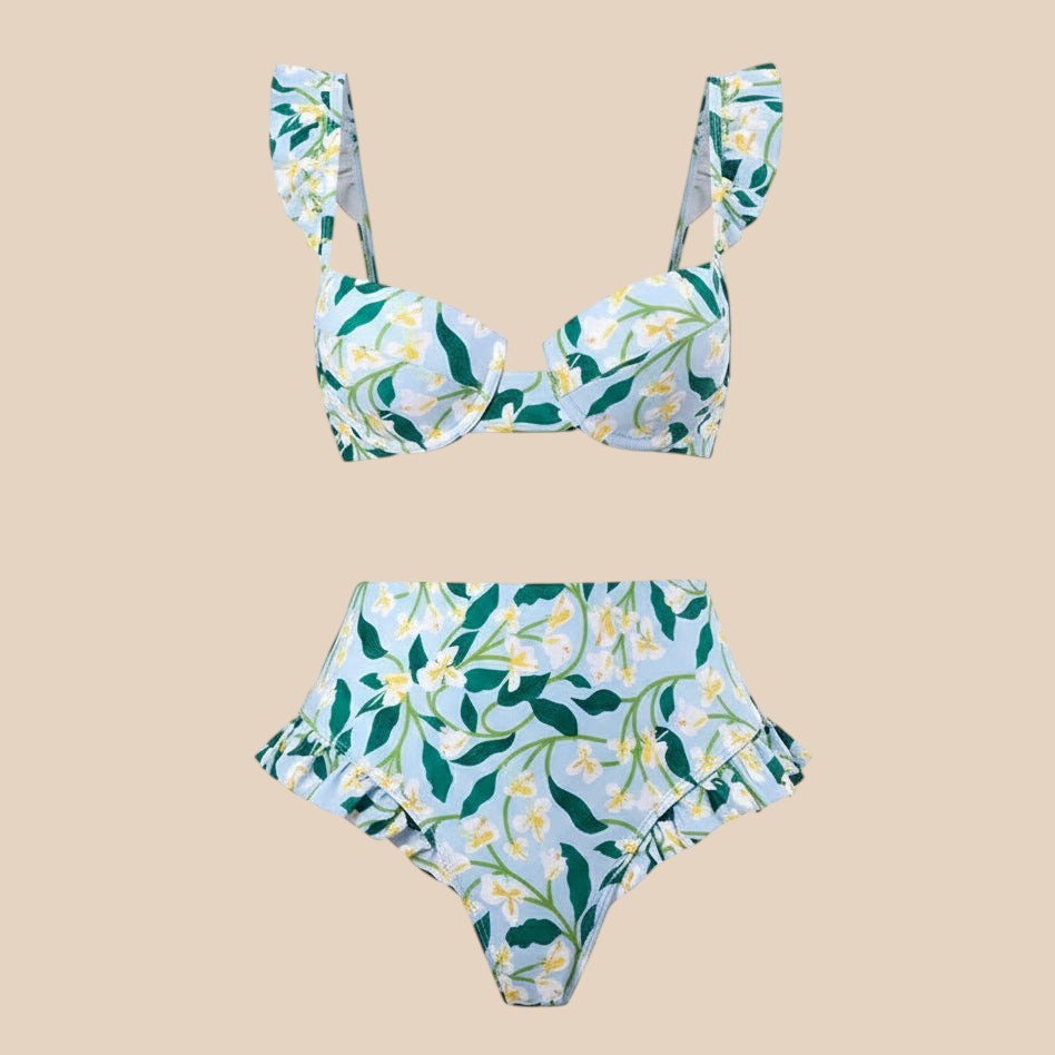 Coral – Beach Set with Sarong