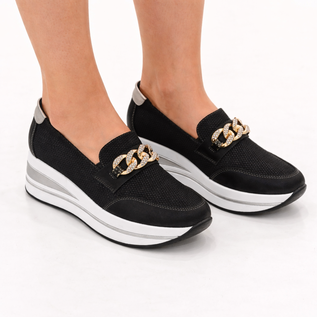 Layered Heel Moccasins