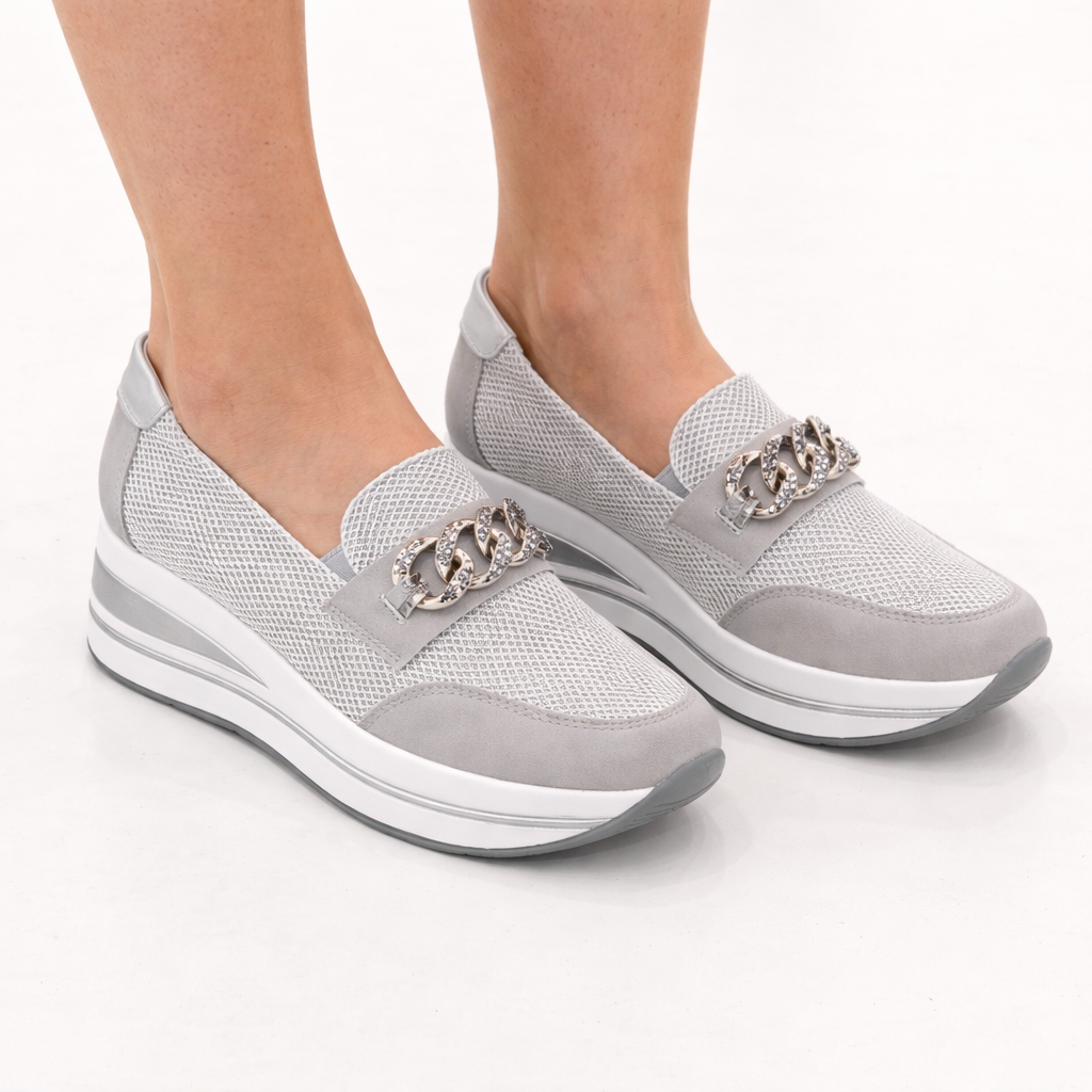 Layered Heel Moccasins