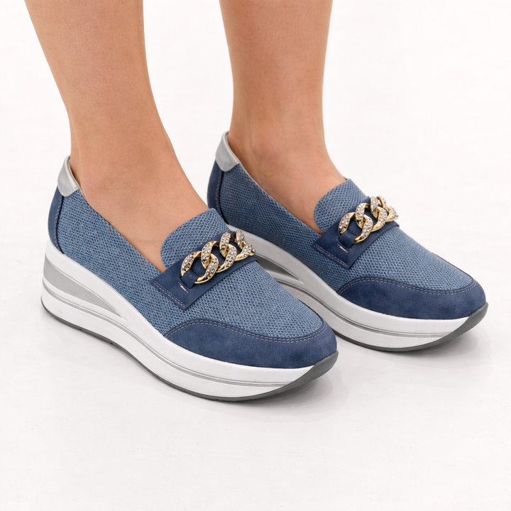 Layered Heel Moccasins