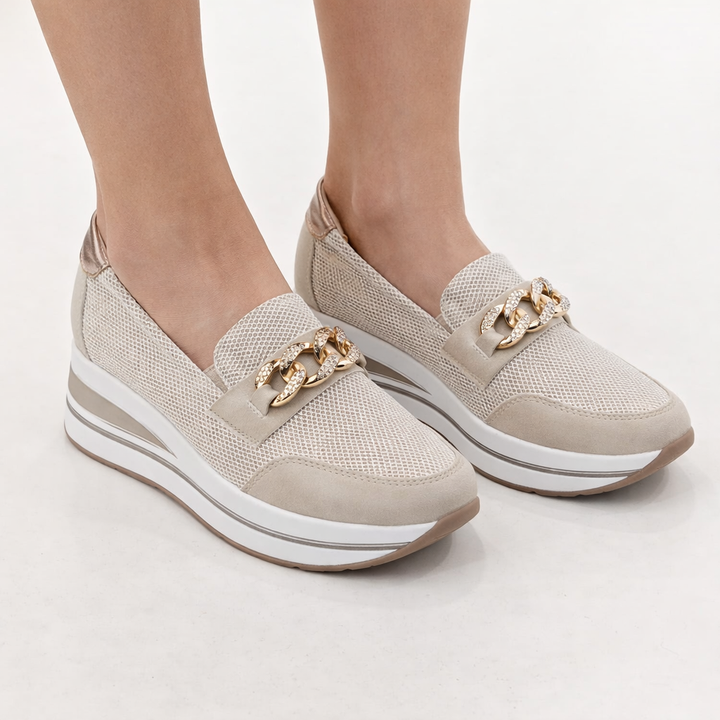 Layered Heel Moccasins