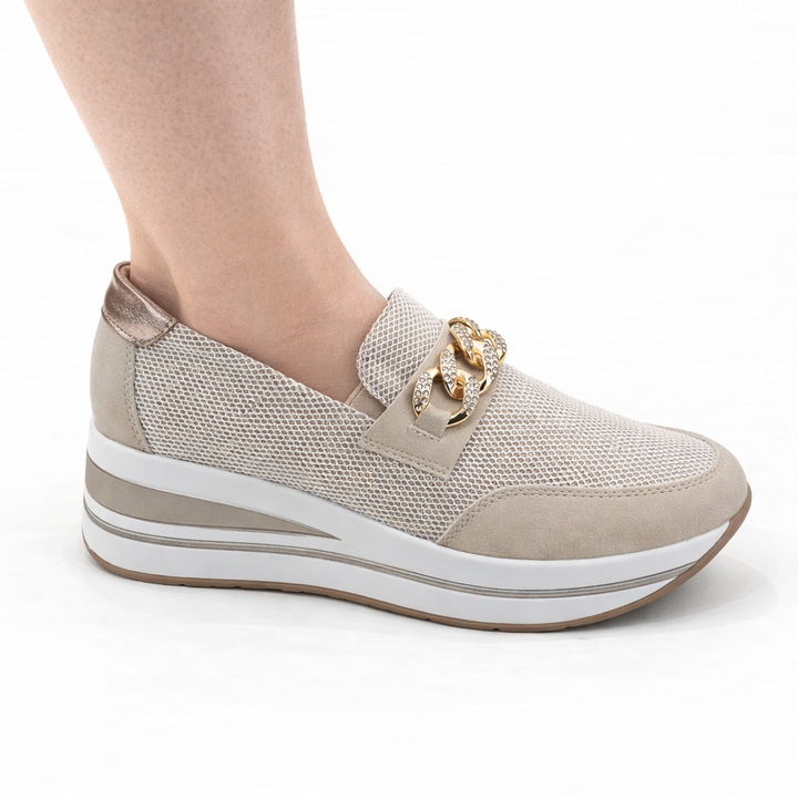 Layered Heel Moccasins