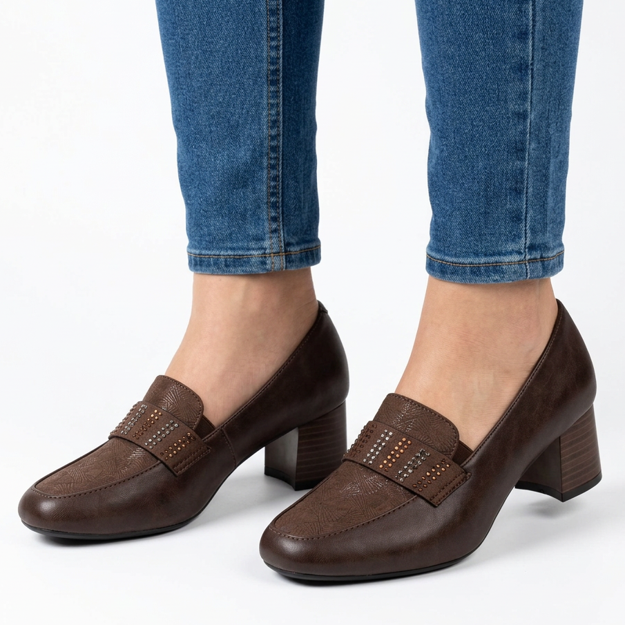 Timeless High-Heeled Loafers
