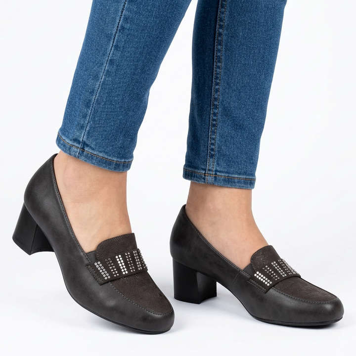 Timeless High-Heeled Loafers