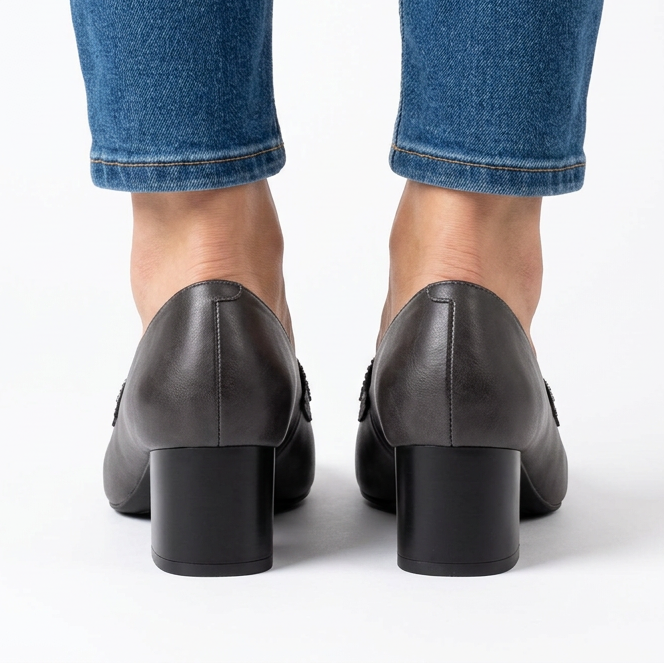 Timeless High-Heeled Loafers