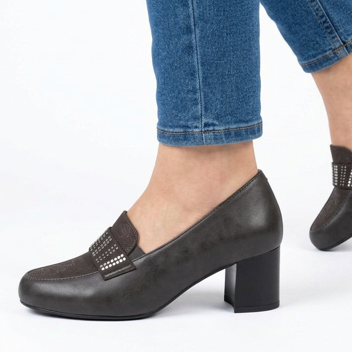 Timeless High-Heeled Loafers