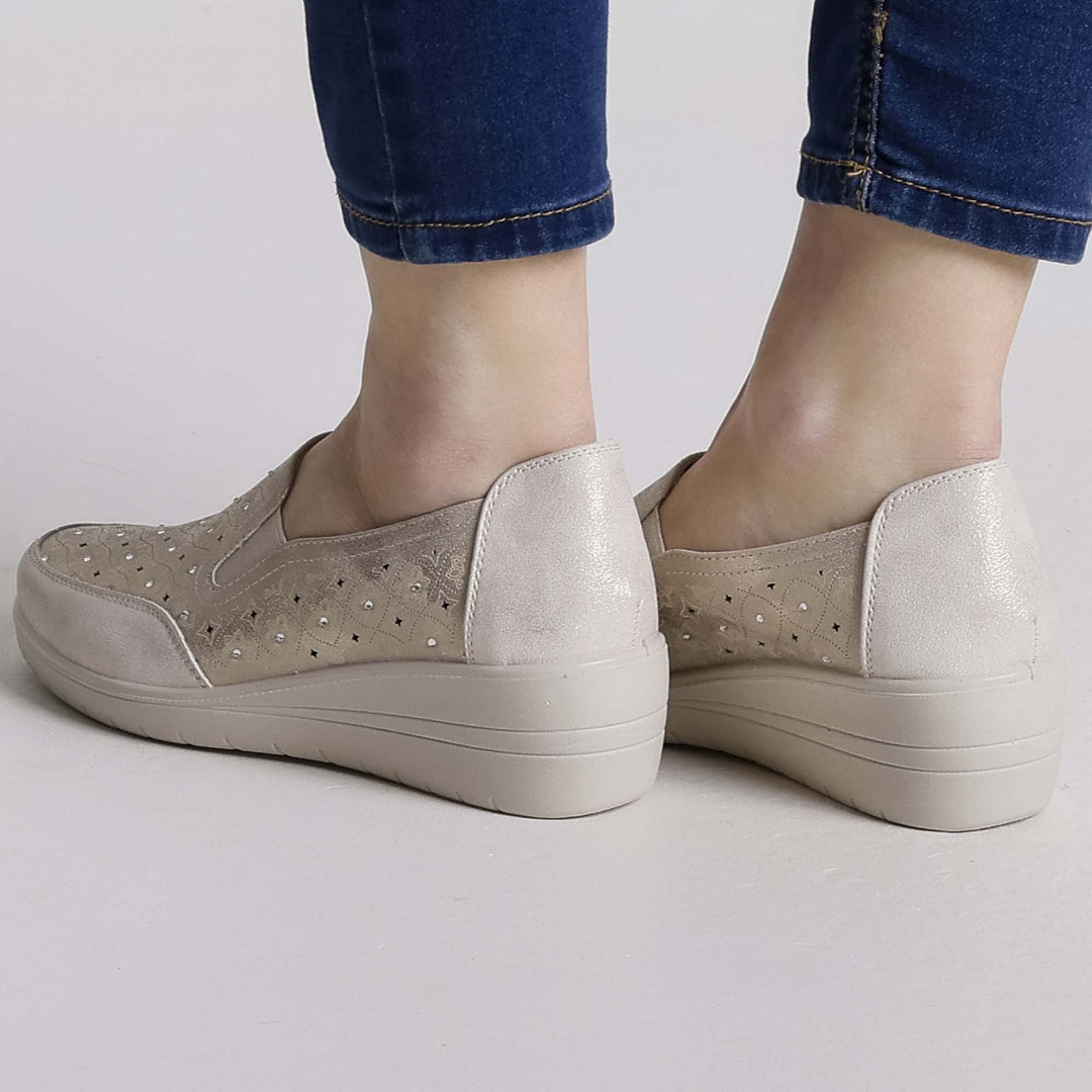 Platform Moccasins Available in Four Stylish Colors