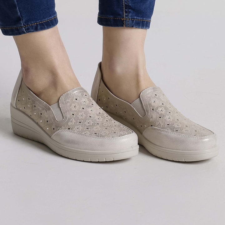 Platform Moccasins Available in Four Stylish Colors