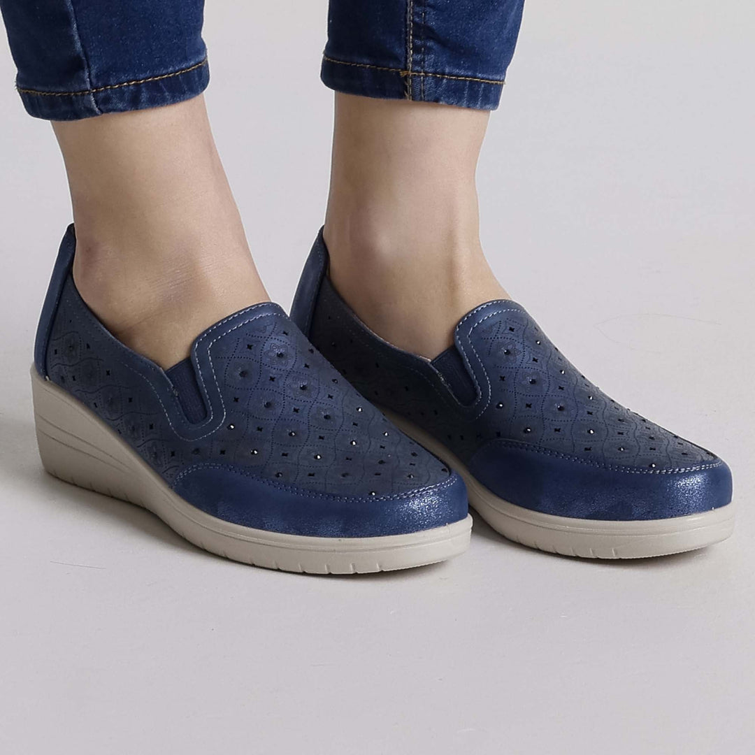 Platform Moccasins Available in Four Stylish Colors