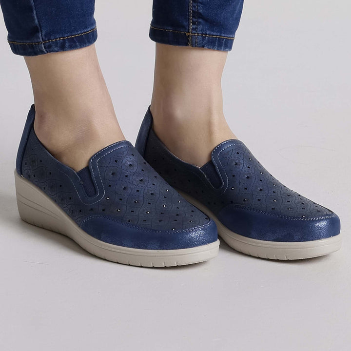 Platform Moccasins Available in Four Stylish Colors