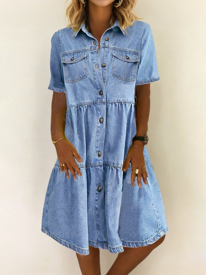 Sofia - Chic Casual Denim Dress