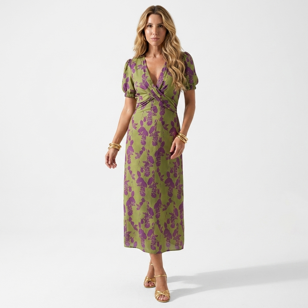 Floral Elegance Dress - Lara