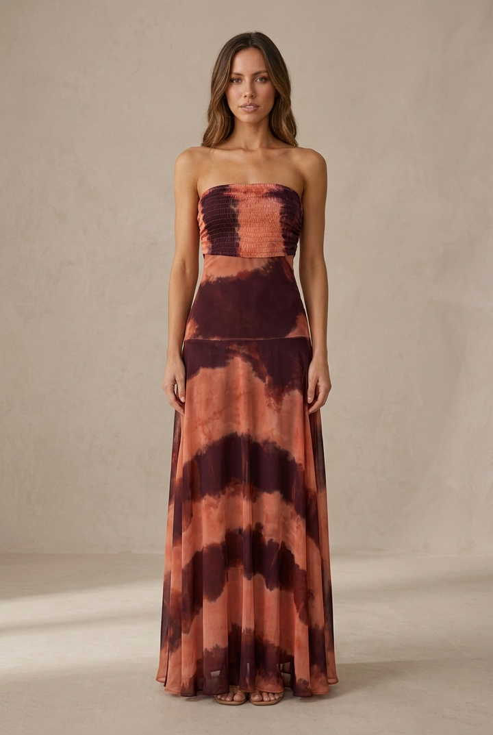 Sol | Long Tie Dye Dress