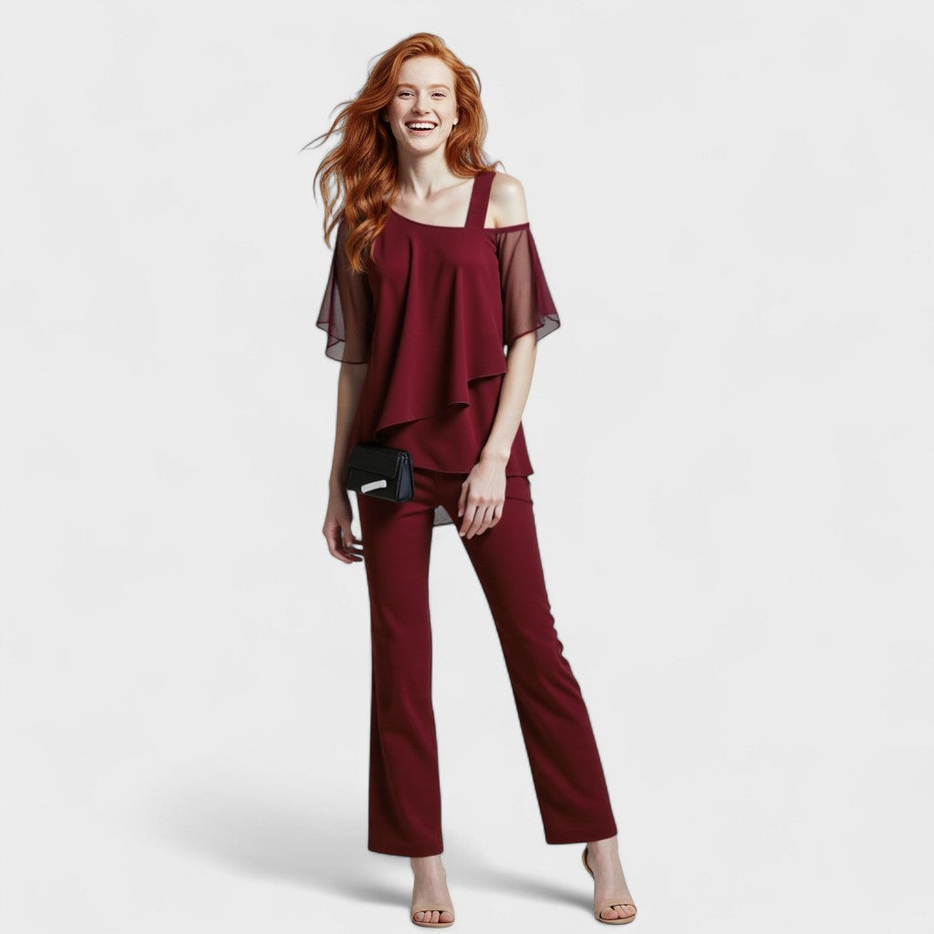 Bianca - Timeless Elegance with Cold Shoulders