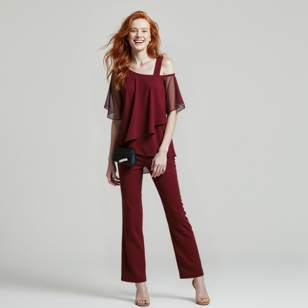 Bianca - Timeless Elegance with Cold Shoulders