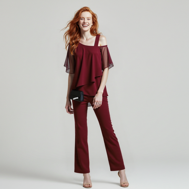 Bianca - Timeless Elegance with Cold Shoulders