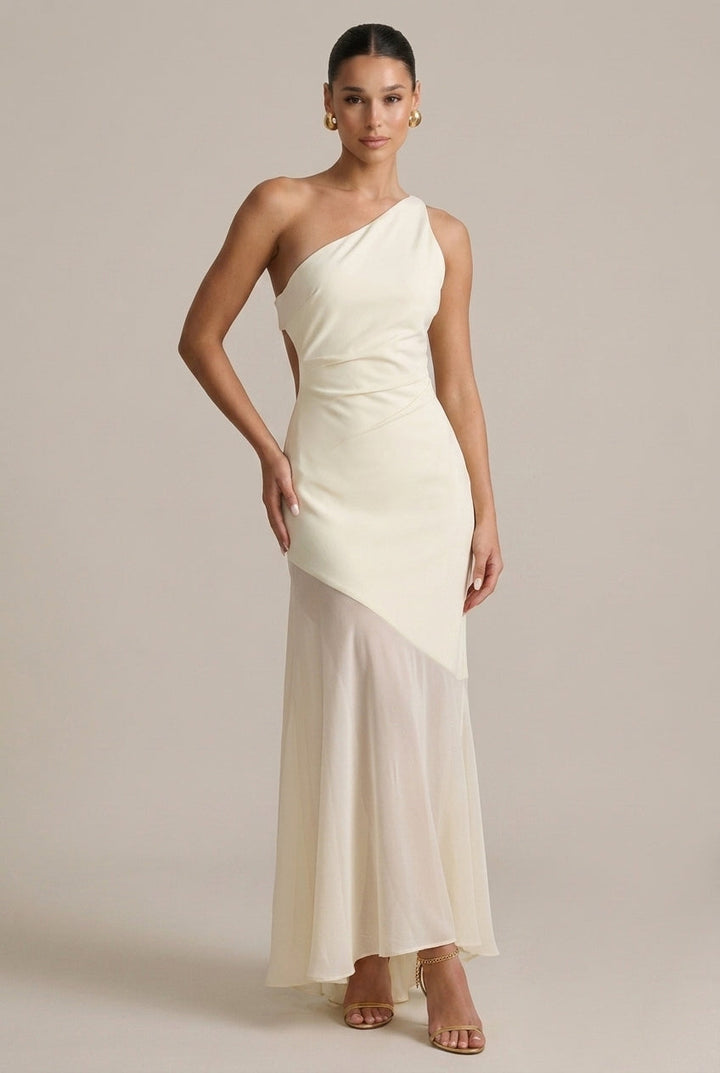 Bohdanka | One-Shoulder Maxi Dress with Open Back