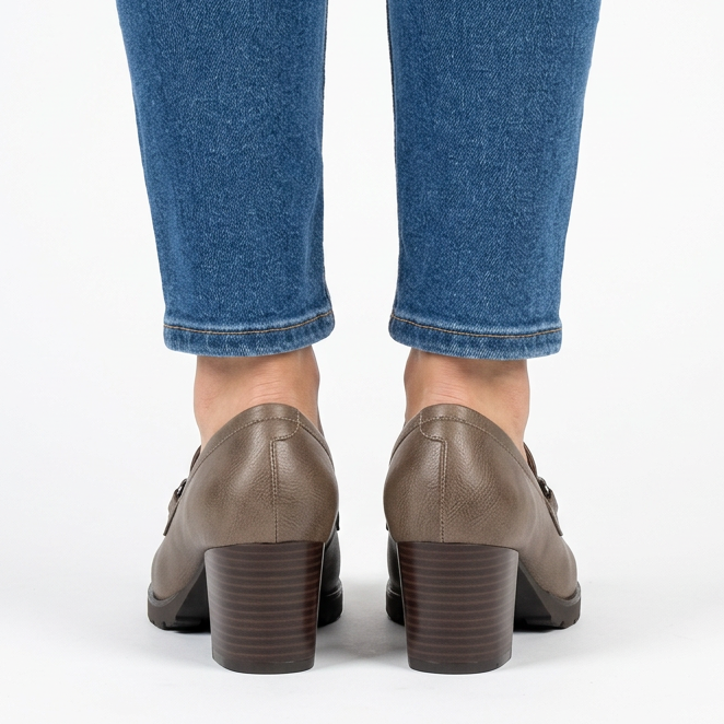 Elevated Moccasin Heels