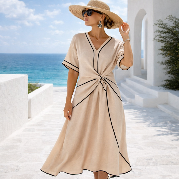 Emma | Summer Dress with Stripes
