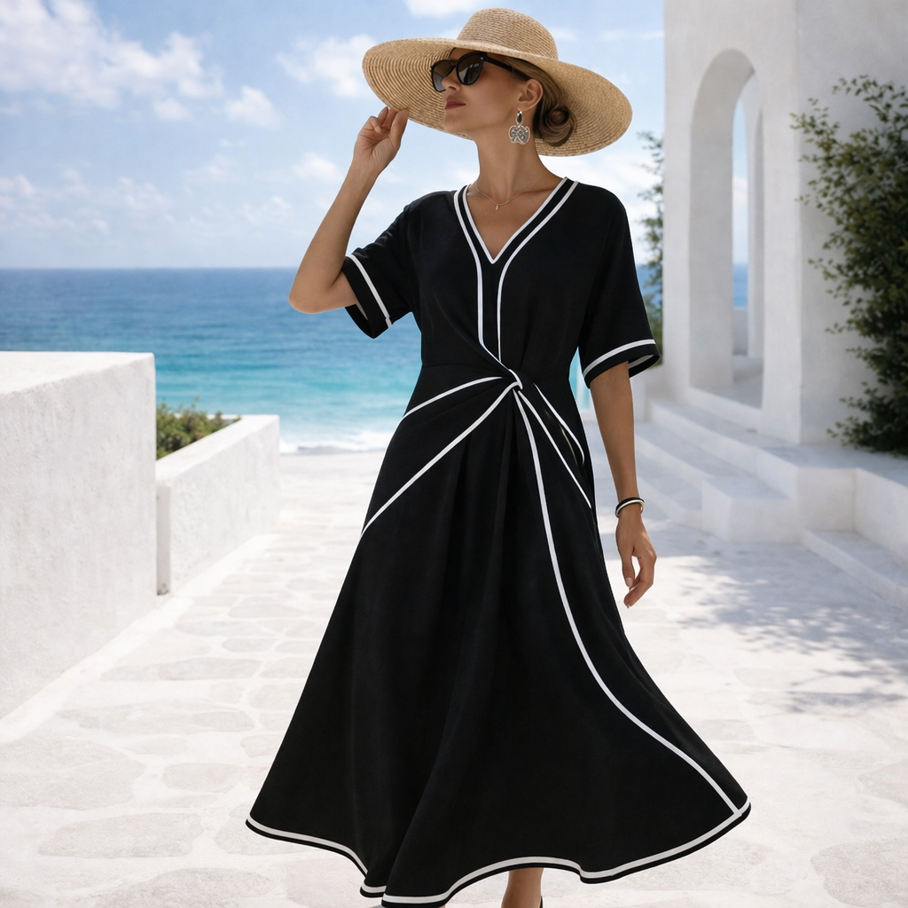 Emma | Summer Dress with Stripes