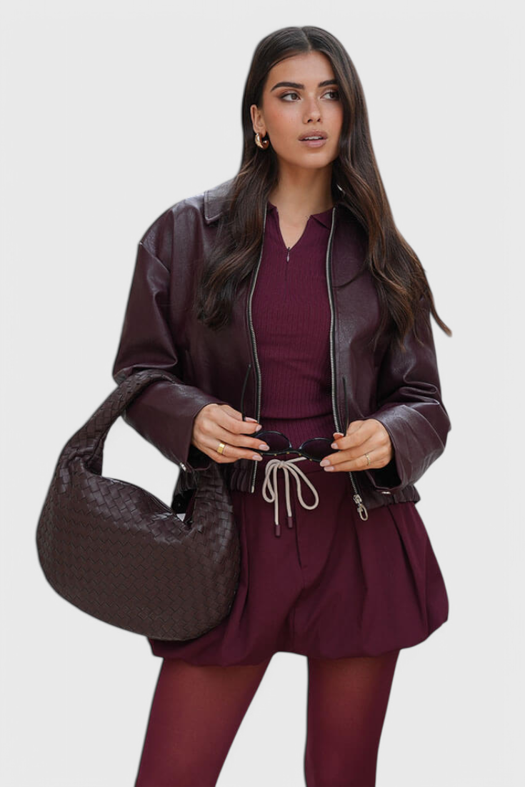 Sage Medium Fabric Shoulder Bag