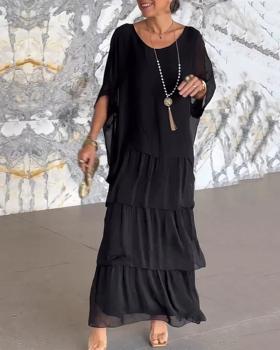 Caroline | Chic Maxi Dress - Perfectly Comfortable for Any Occasion
