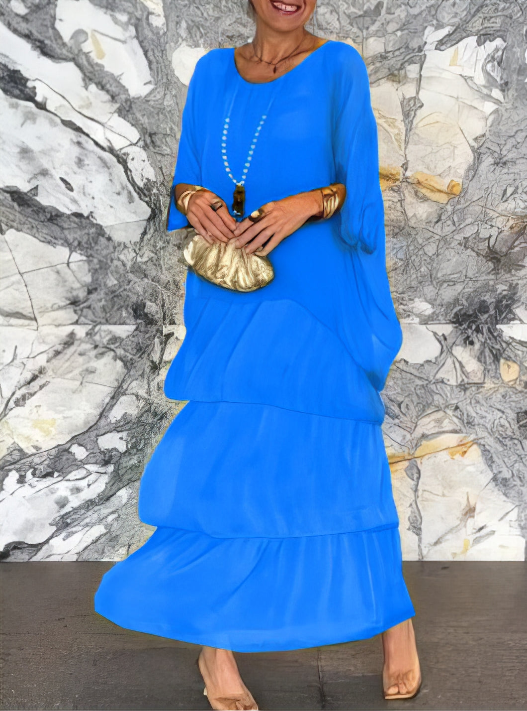 Caroline | Chic Maxi Dress - Perfectly Comfortable for Any Occasion